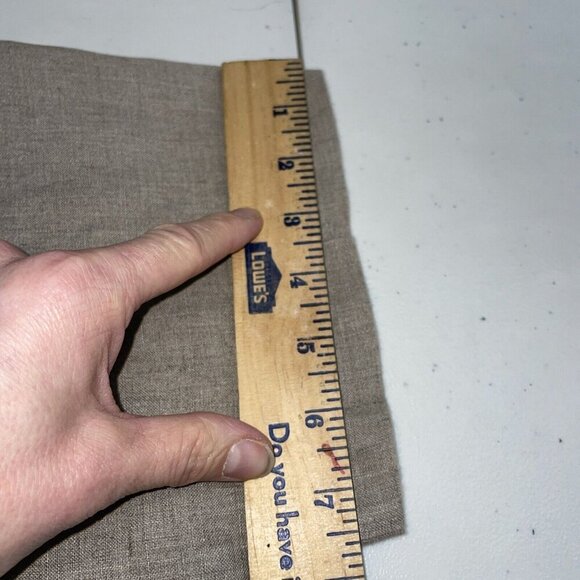 Eileen Fisher Pants Womens size L Tan Linen straight Leg Crop pockets organic - Picture 9 of 11